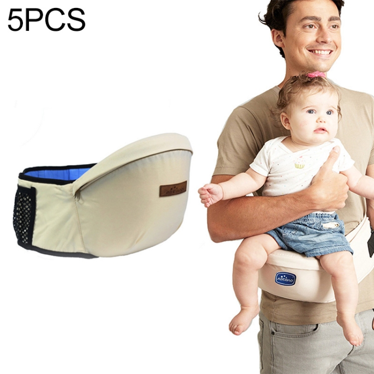 

5 PCS Baby Carrier Waist Stool Walkers Baby Sling Hold Waist Belt Backpack Hipseat Belt Kids Infant Hip Seat, Size:OneSize(white)