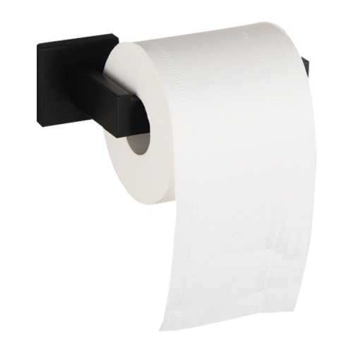 

304 Stainless Steel Matte Toilet Paper Holder Wall Mount Tissue Roll Hanger(Black)