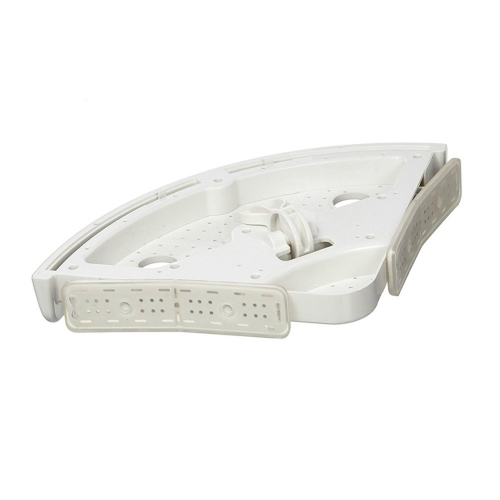 

Bathroom Shelf Qrganizer Snap Up Corner Shelf Plastic Storage Wall Holder Shampoo Holder