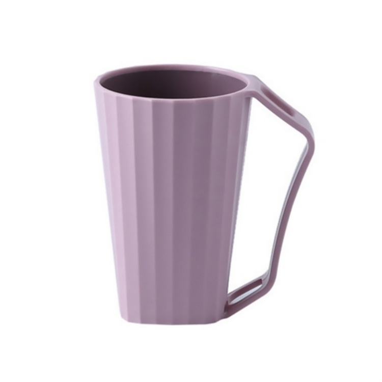 

2 PCS Couple Creative Simple Home with Handle Wash Brushing Cup(Pink)