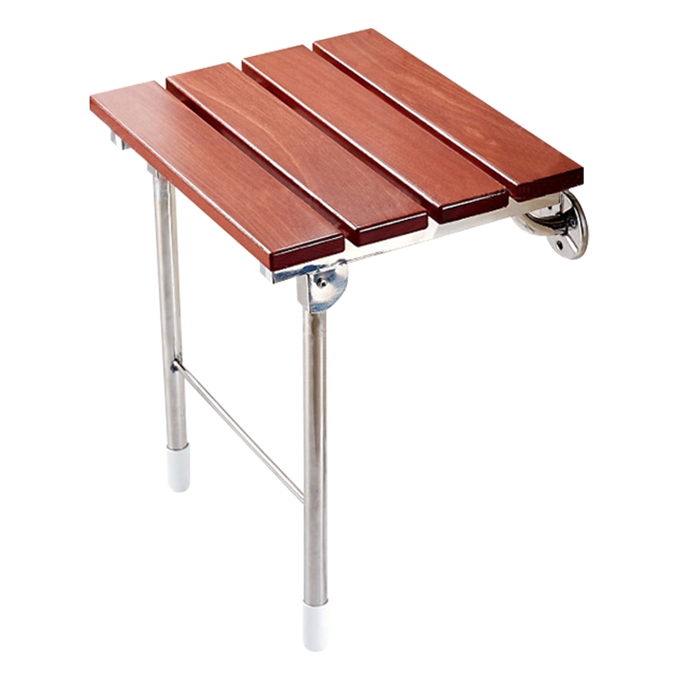 

Wood Folding Wall Mounted Relaxation Shower Chair Solid Seat