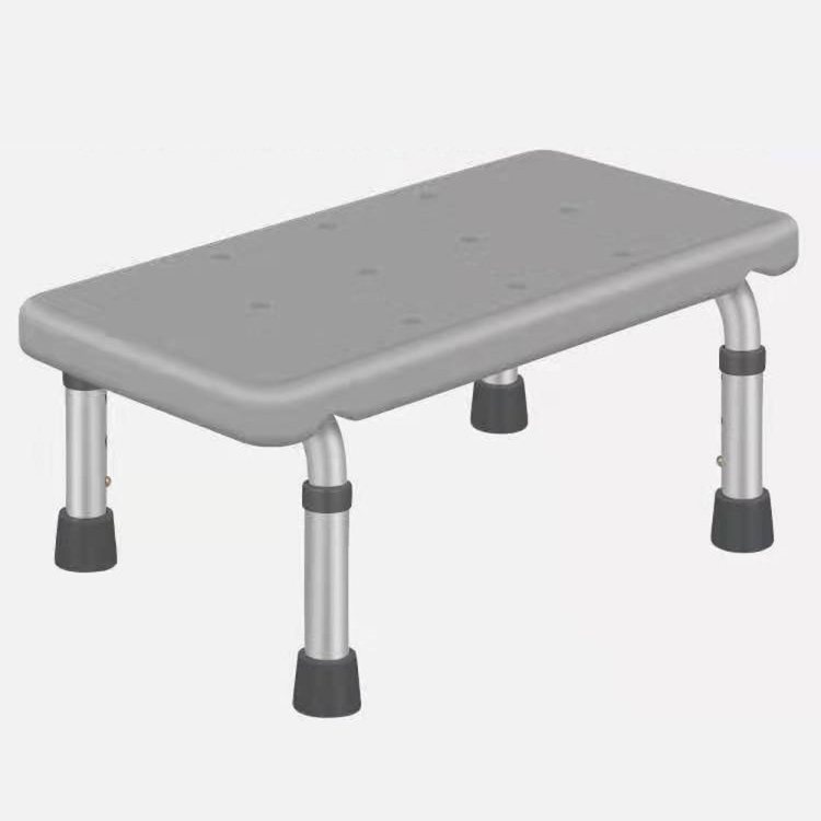 

Lightweight Non-slip Mat Shower Stool Safety Step Stool(Gray)