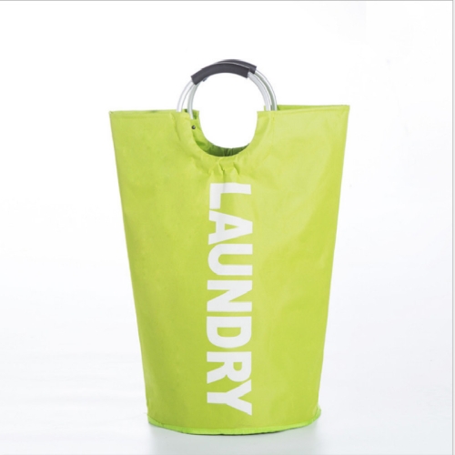 

Foldable Cloth Handbag Dirty Clothes Storage Basket Waterproof Oxford Storage Bag(Green)