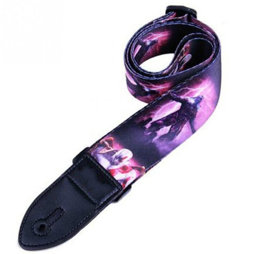 

Printed Polyester Adjustable Wide Strap for Guitar / Bass / Ukulele, Length Range: 90-150cm(God of War)