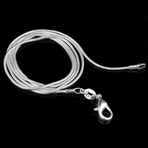 

Silver-plated Snake Bone Chain Necklace Female Thin Necklace