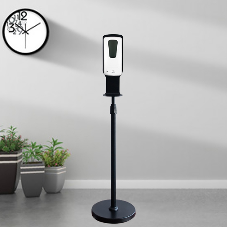 

Automatic Disposable Soap Dispenser Sterilizer Stainless Steel Movable Bracket, Specification:Disinfection+Stand (Black)