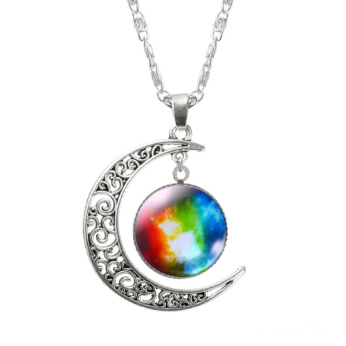 

Starry Moon Time Gemstone Necklace Glowing Jewelry(1)