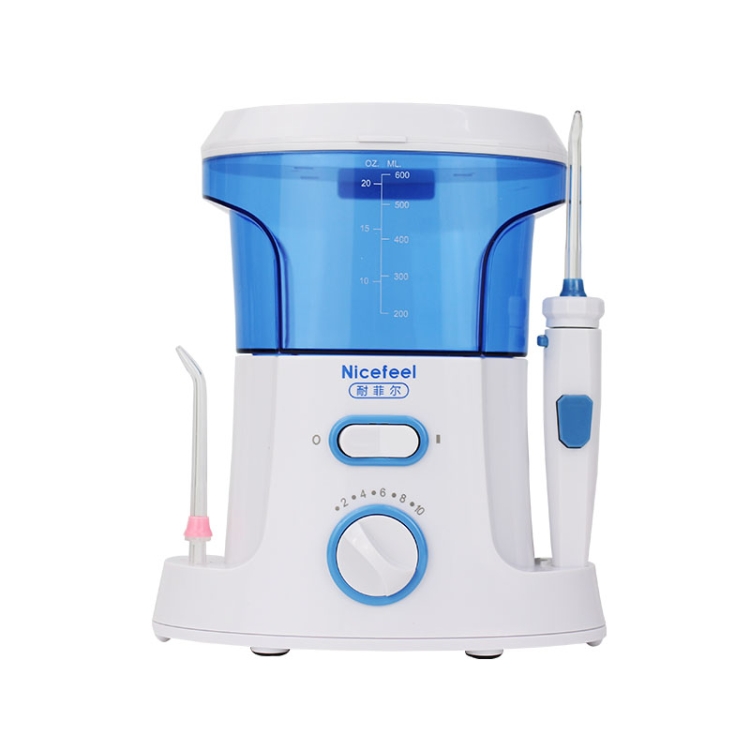 

Nicefeel Dental Floss Oral IrrigatorTooth Cleaner Water Flosser(Blue+Whte)