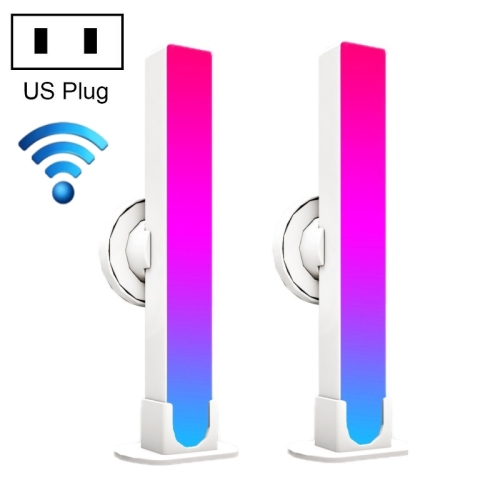 

RGB Desktop Background Music Rhythm Pickup Ambient Light, Version:WiFi(US Plug)