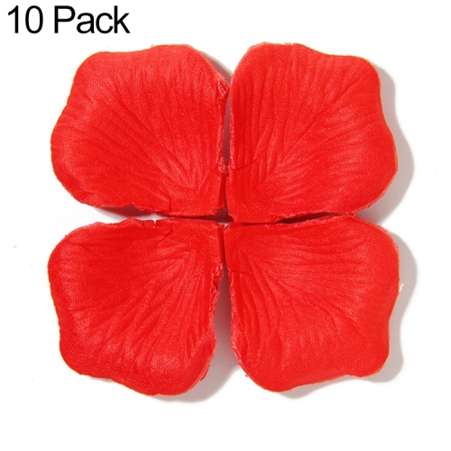 

1000 PCS Artificial Wedding Rose Petals Flowers Wedding Decorations(Red)