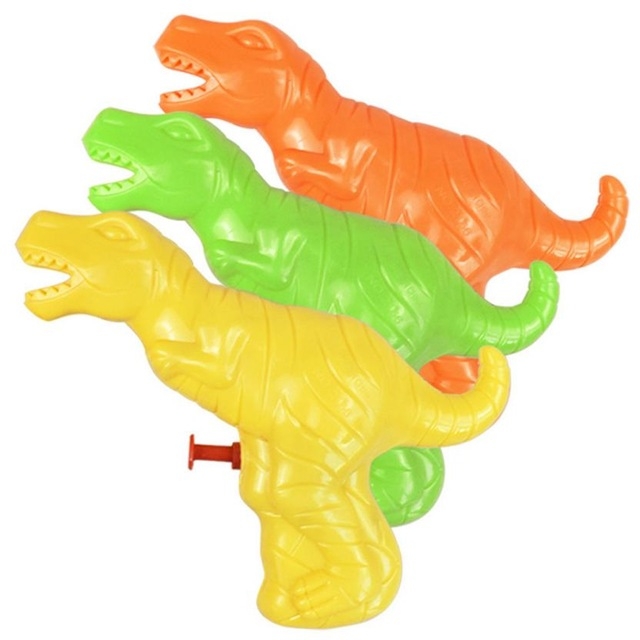 

10 PCS Children Summer Outdoor Beach Bathing Water Shooting Toys Dinosaur Model Play Water Toys Water Gun Toy(Random Color)
