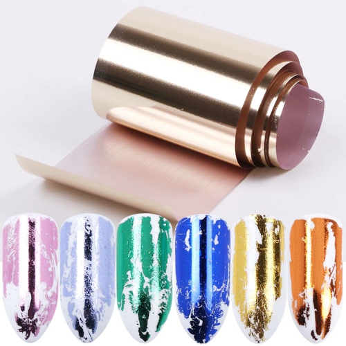 

3 PCS Gold Sliver Slider Foil For Nail Holographic Transfer Wrap Sticker Adhesive Starry Manicure Decor Set