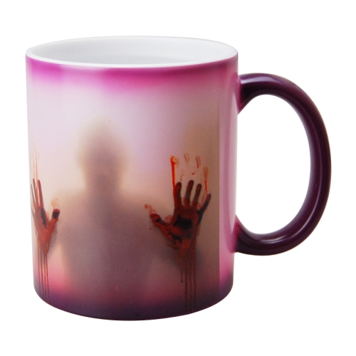 

The Walking Dead Mug Color Changing Heat Sensitive Ceramic Coffee Mug 301-400ml(Purple)