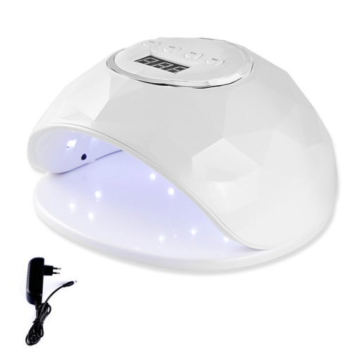 

F6 UV LED Lamp Nail Dryer Dual hands Nail Lamp Curing UV Gel Nail Polish With Sensor & Timer & LCD Display(White EU)