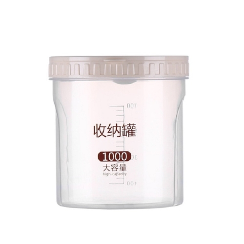 

Plastic Sealed Milk Powder Cans Food Storage Miscellaneous Grains Storage Cans Kitchen Fresh Cans, Capacity:1000ml