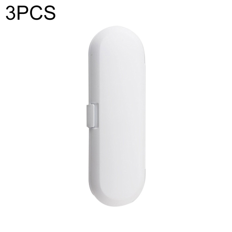 

3 PCS Universal Sonic Electric Toothbrush Travel Portable Storage Box