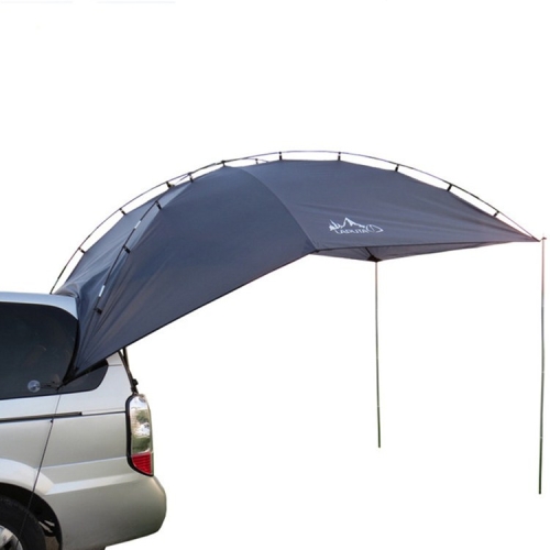 

Laputa Outdoor Self-driving Barbecue Camping Vehicle Tail Car Side Tent, Color:Blue Gray