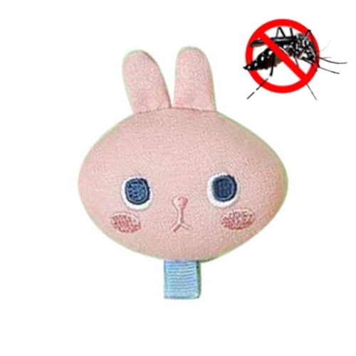 

6 PCS Children Baby Summer Outdoor Cartoon Cloth Anti-mosquito Clip, Style:Little Pink Rabbit