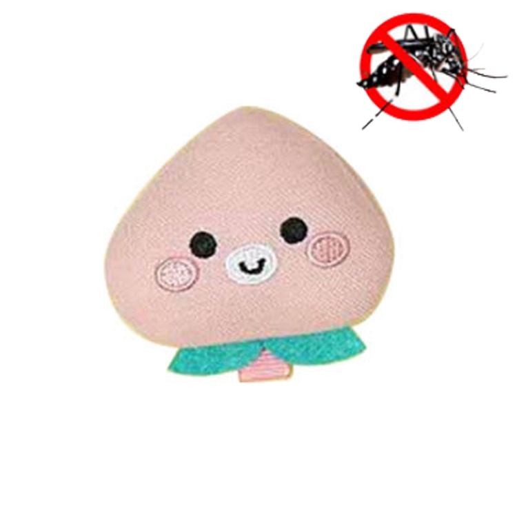 

6 PCS Children Baby Summer Outdoor Cartoon Cloth Anti-mosquito Clip, Style:Peach