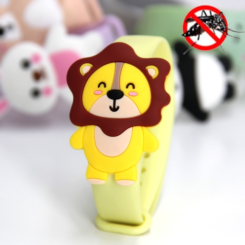 

4 PCS Cartoon Mosquito Repellent Buckle Child Baby Summer Outdoor Anti-mosquito Bracelet, Style:Lion