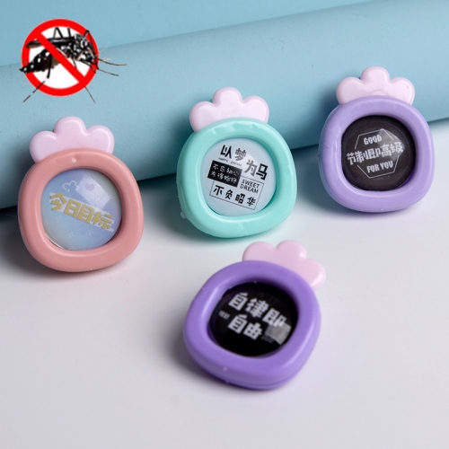 

4 PCS Baby Anti-mosquito Buckle Children Outdoor Mosquito Repellent Buckle, Style:Dreams