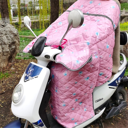 

Summer Motorcycle Waterproof Windshield Covered Sunshade(Pink Love)