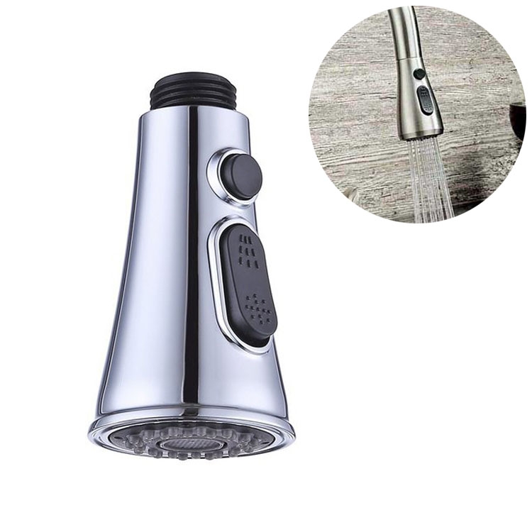 

Kitchen Horn Button Switch Pausable Faucet Sprinkler Water Saving Nozzle Sprayer Filter