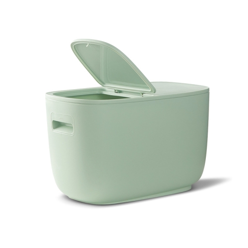 

Movable Kitchen Storage Plastic Rice Cylinder Thickened Sealed Insect-proof Moisture-proof Rice Barrel(Green)