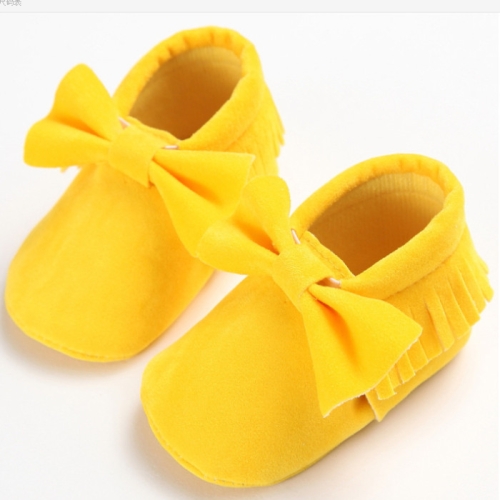 yellow baby girl shoes