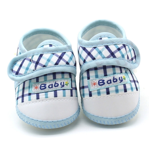 

3 PCS Baby Infant Shoes Girls Dot Lace Soft Sole Prewalker Warm Casual Flats Shoes, Size:11 size(Blue)