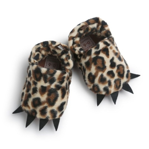 

Winter Soft Bottom Warm Paws Baby Shoes Baby Cotton Shoes Non-slip Toddler Shoes, Baby Age:0-6 months(Leopard)