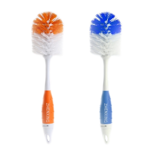 

2 in 1 Bottle Brush + Pacifier Brush Cleaning Brush Baby or Children Bottle Nipple Tube, Random Color Delivery