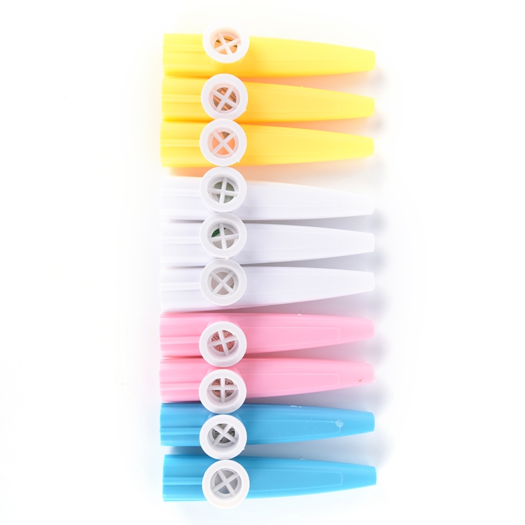 

10PCS Plastic Kazoo Children Accompaniment Instrument, Random Color Delivery