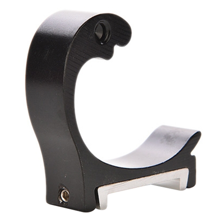 

Wall Mounted Aluminum Finish Candy Color Clothes Towel Bathroom Hooks(Black)