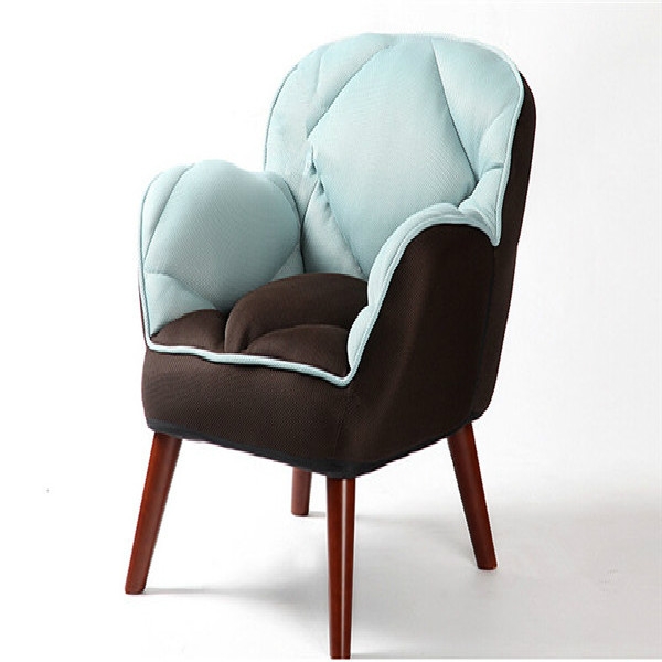 

Modern Sinlge Sofa Upholstered Kids Furniture Japanese Low Chair For Children Chair Lazy Upholstery Fabric Sofa Armchair Design(Sky Blue)