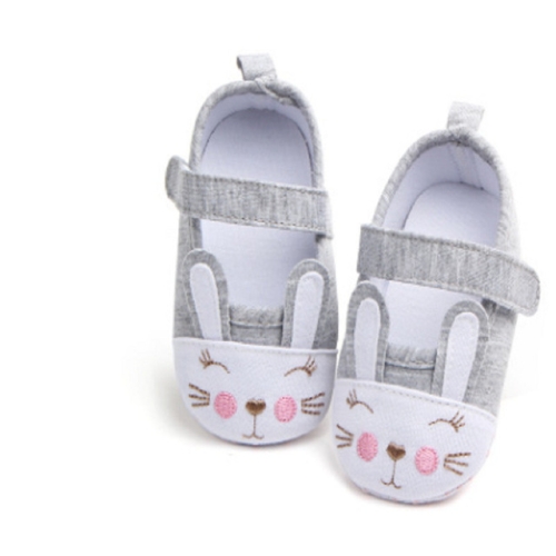 

Newborn Toddler Infant Kid Baby Soft Sole Crib Anti-slip Shoes, Size:11cm(White)