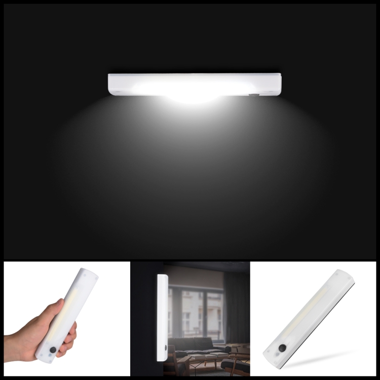

2 PCS COB LED Switch Energy Saving Night Light Porch Wall Lamp with Magnetic Strip