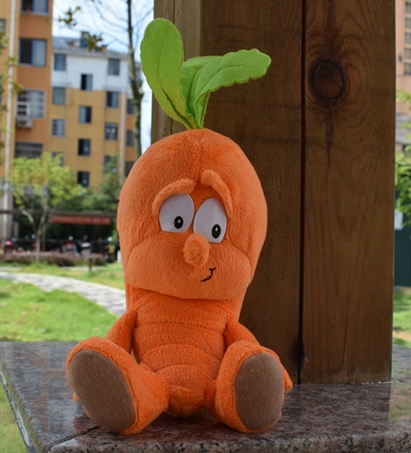 

Cute Cartoon Fruit Vegetable Plush Toy Doll Height :25-30cm(Carrot)