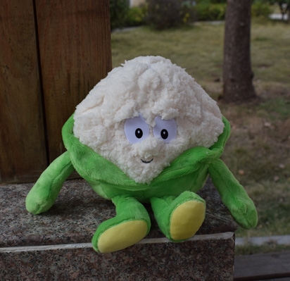 

Cute Cartoon Fruit Vegetable Plush Toy Doll Height :25-30cm(Cauliflower)