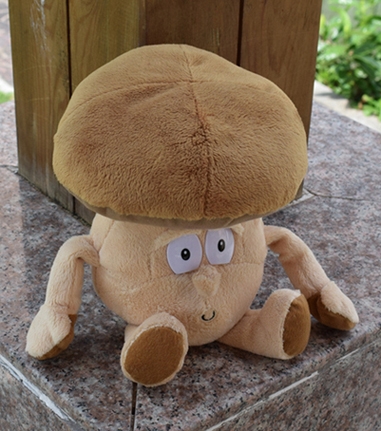 

Cute Cartoon Fruit Vegetable Plush Toy Doll Height :25-30cm(Mushroom)