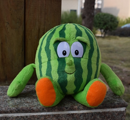 

Cute Cartoon Fruit Vegetable Plush Toy Doll Height :25-30cm(watermelon)