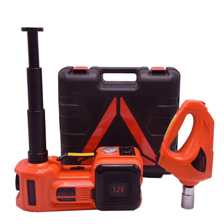

3 In 1 Car Electric Jack Air Pump Electric Wrench Maintenance Tools Set(Red)