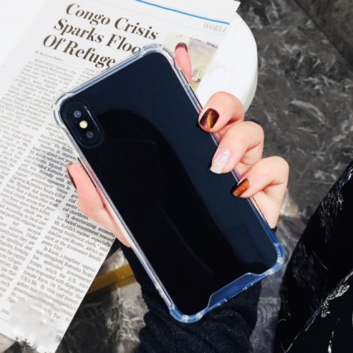 

Luxury Plating Mirror Acrylic TPU Case for iPhone 8 Plus & 7 Plus(Gray)