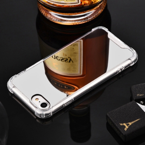 

Luxury Plating Mirror Acrylic TPU Case for iPhone X / XS(Silver)