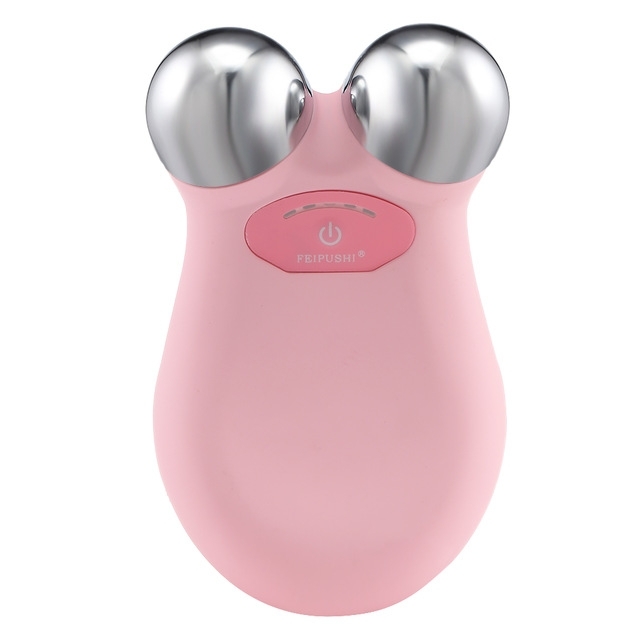 

Household Micro-current Thin Face Beauty Instrument Lifting Law Line Wrinkle Firming Instrument(Pink)