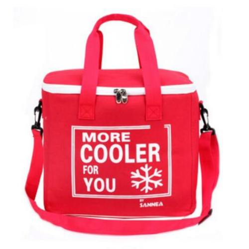 

Sanne 20L Rectangular Refrigerated Bag Single Shoulder Insulation Cold Lunch Bag, Size: 33x28x22cm(Red)