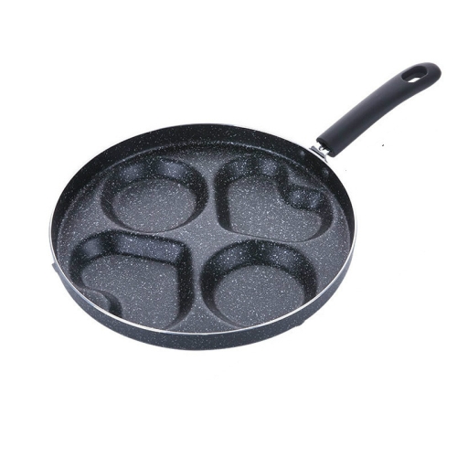 

Multifunction Nonstick Frying Pan Aluminium Alloy 4 Units Cookware Fry Egg Pan Pancake Steak Pan for Gas Cooker(11 Inch Round + Heart)