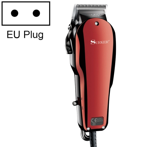 

Surker SK-710 Electric Hair Clipper Retro Oil Head Scissors, Specification:EU Plug(Red Wine)