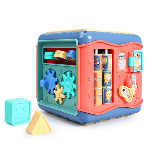 

Infant Hand Drum Kit Six-sided Drum Box Educational Toy