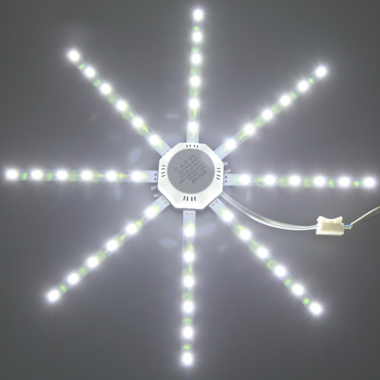 

24W SMD 5730 Octopus LED Ceiling Lamp Light Board Energy Saving Expectancy LED Light, AC 220V(Cold White)